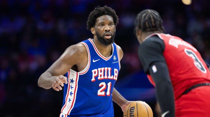 Philadelphia 76ers center Joel Embiid.